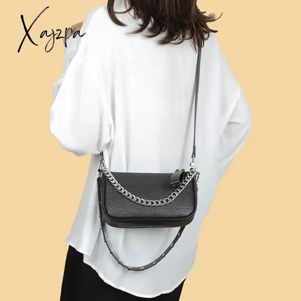 2024 Small Shoulder Bags for Women Luxury Designer Cow Leather Purses and Handbags Ladies High-quality Crossbody Messenger Bags