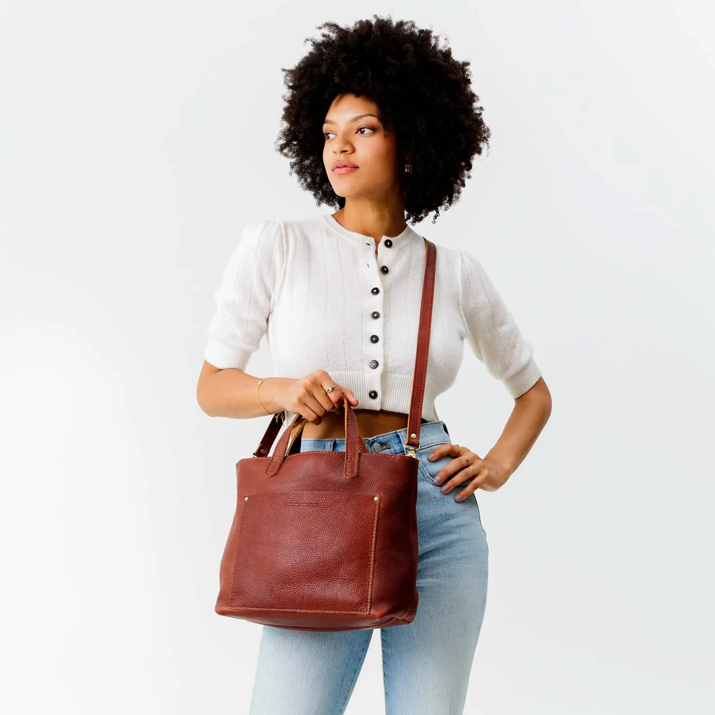 'Almost Perfect' Medium Crossbody Tote