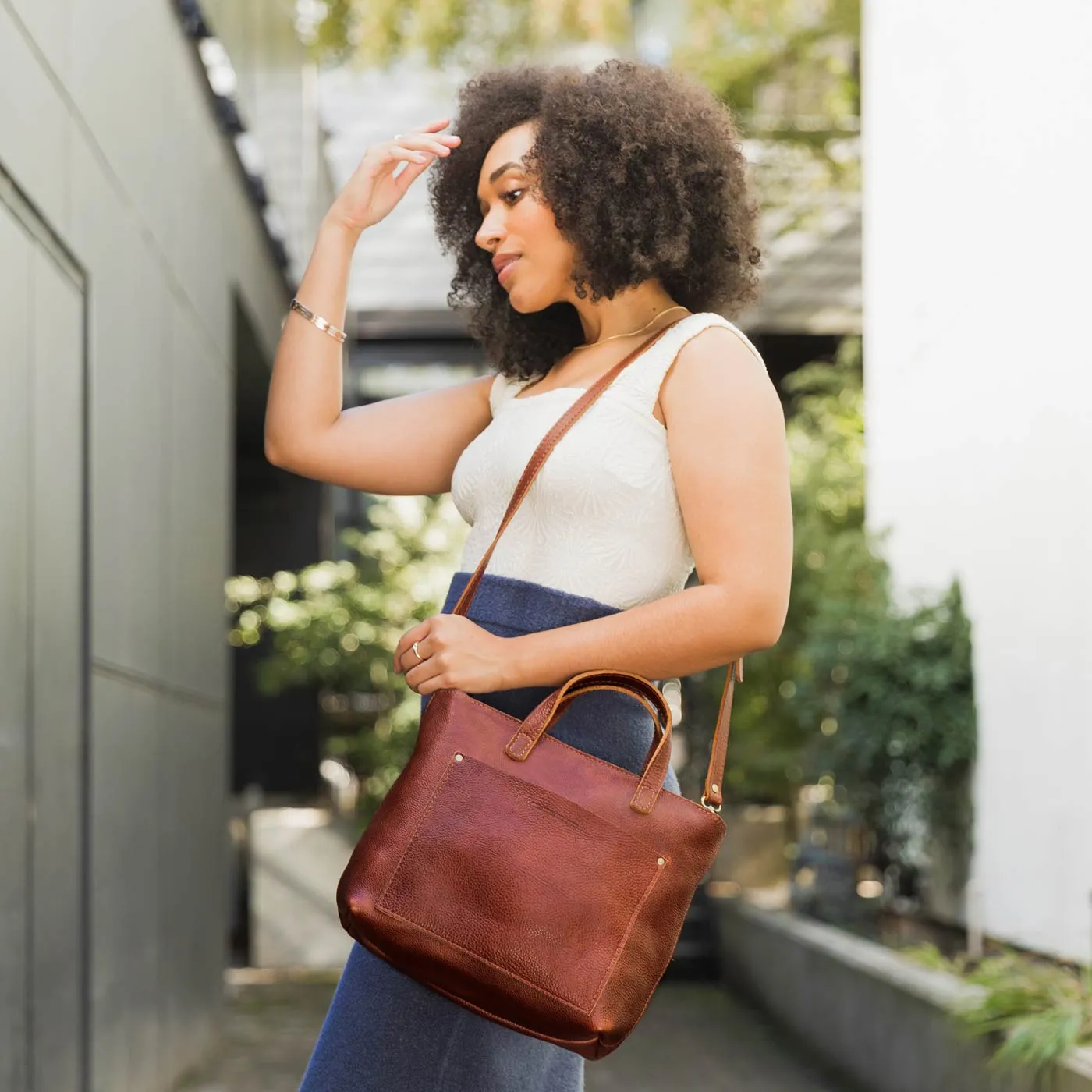 'Almost Perfect' Medium Crossbody Tote