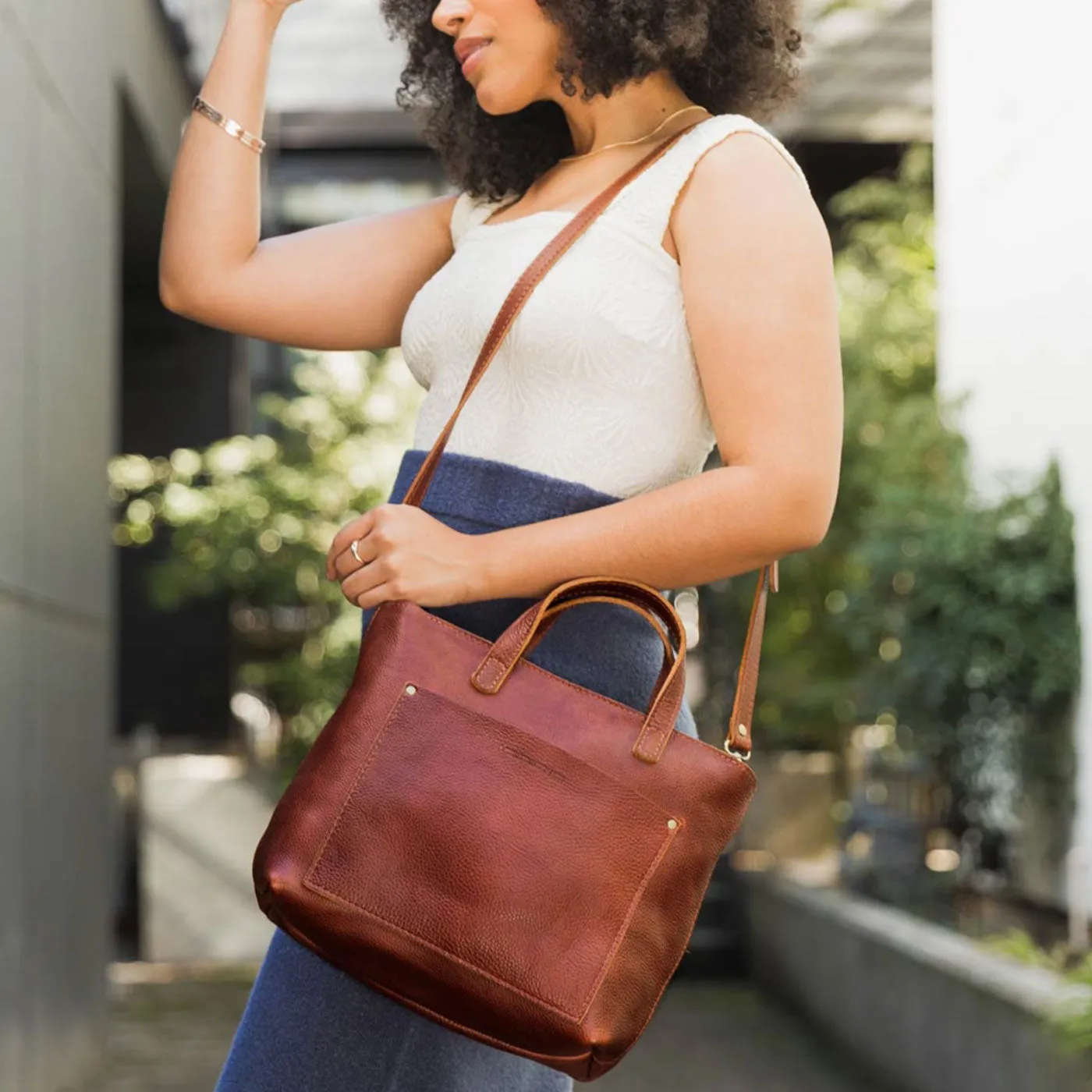 'Almost Perfect' Medium Crossbody Tote