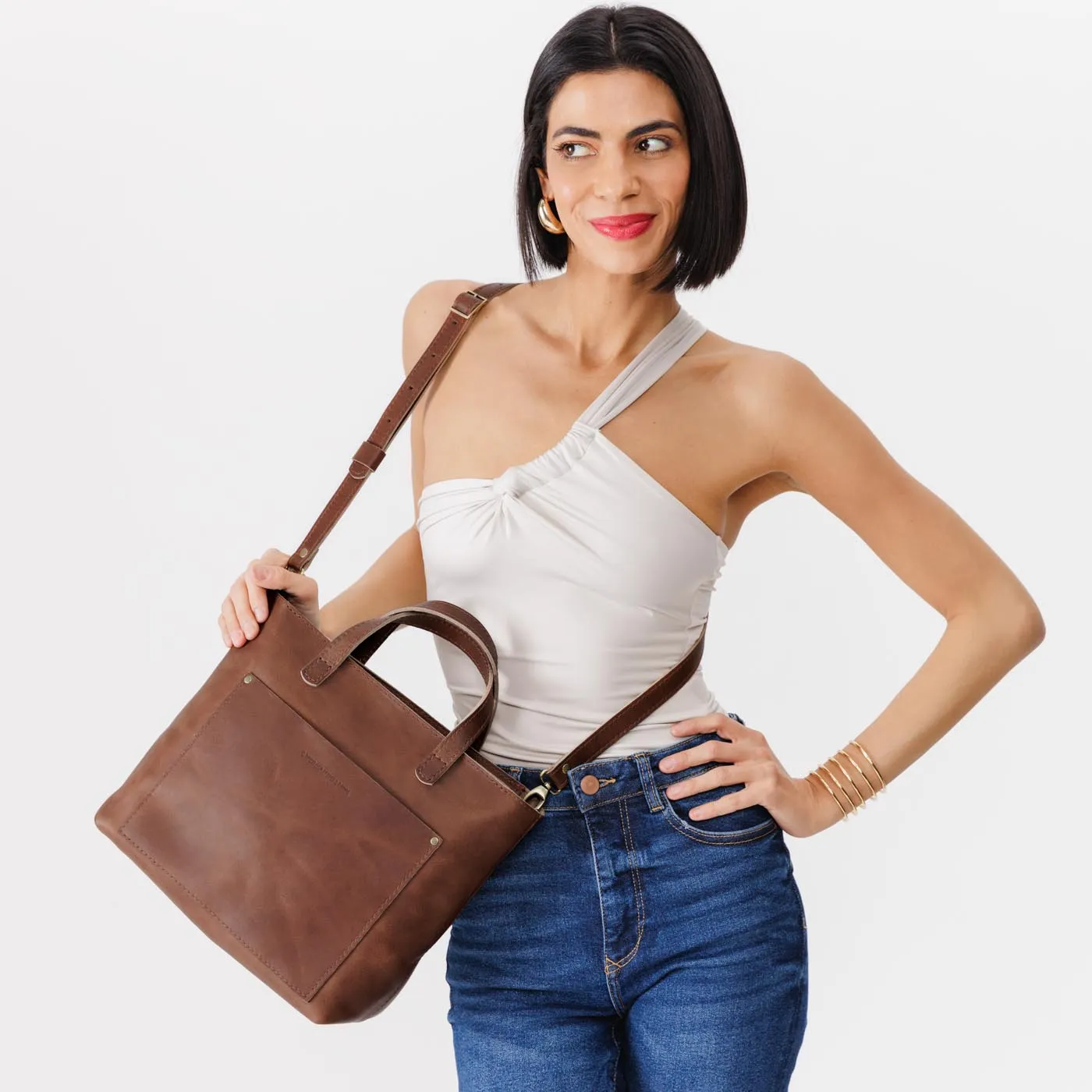 'Almost Perfect' Medium Crossbody Tote