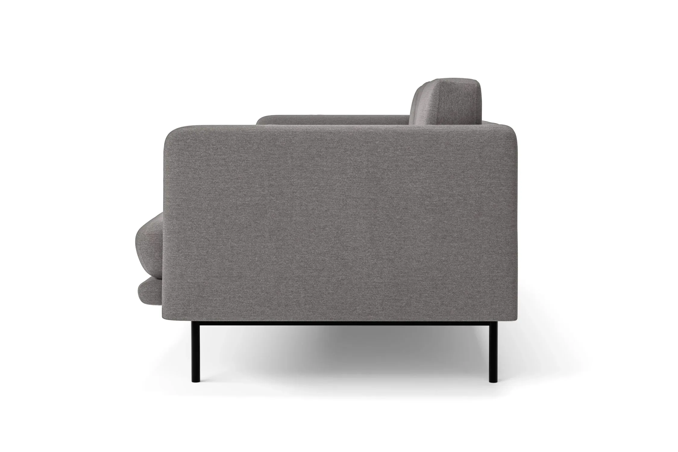 Ancona Armchair Grey Linen Fabric