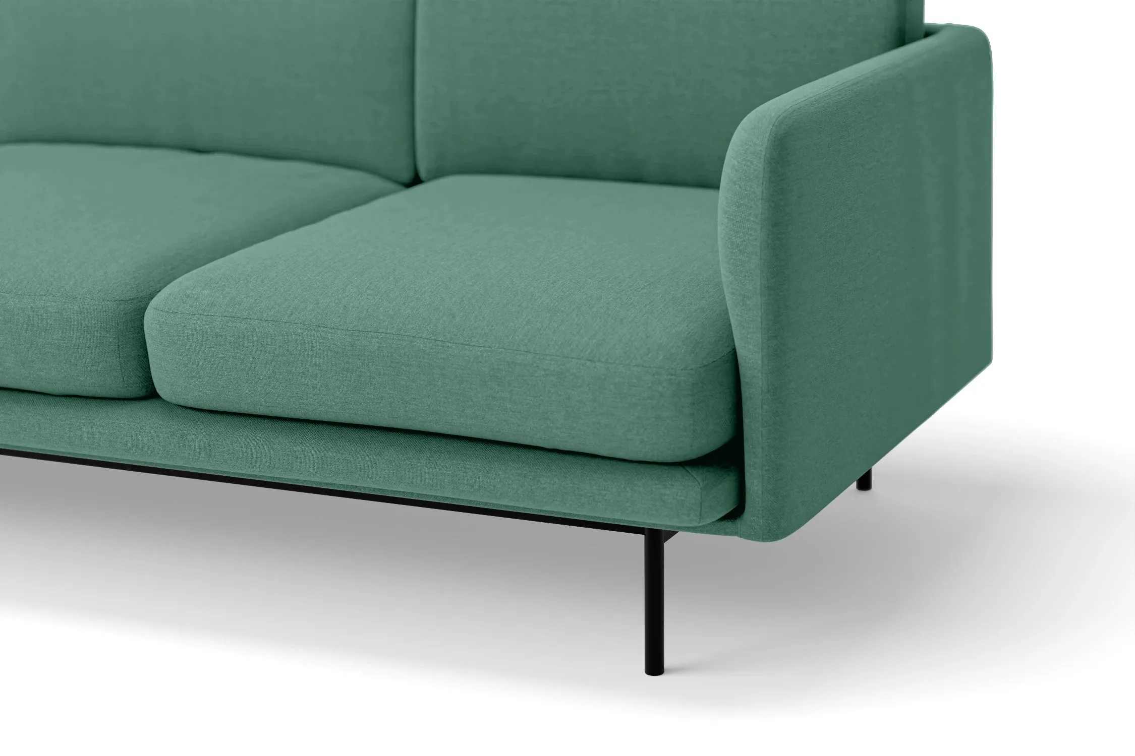 Ancona Armchair Mint Green Linen Fabric