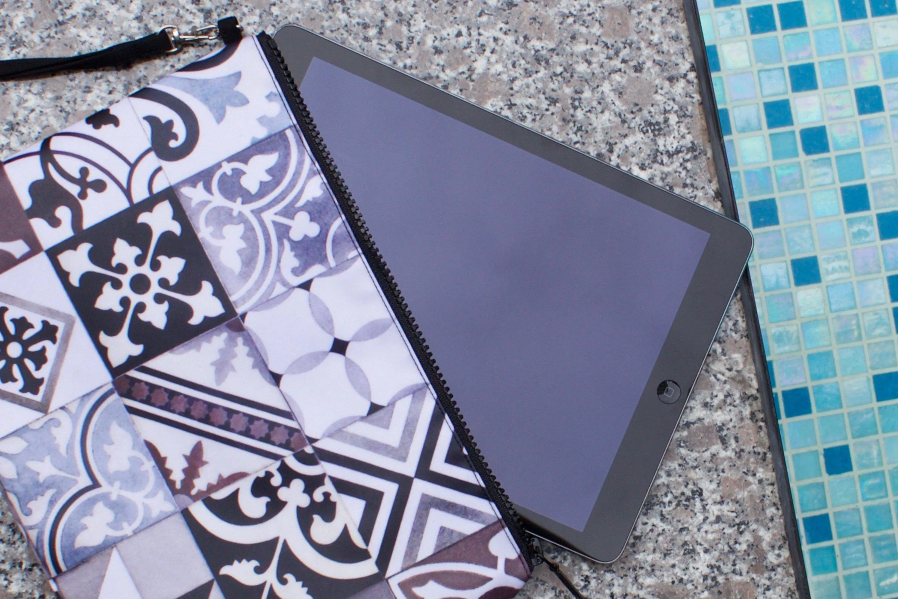 Art Deco Black Clutch