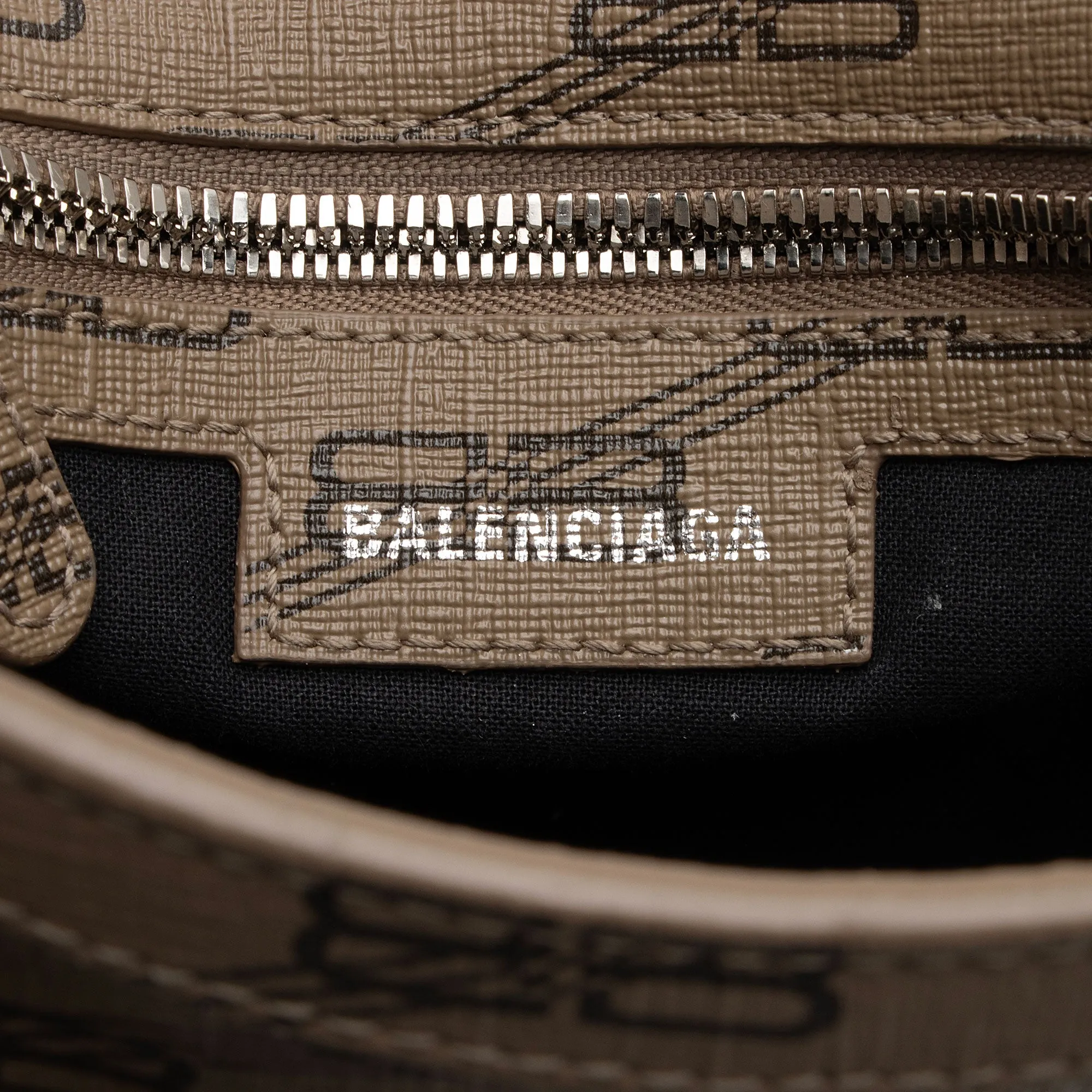 Balenciaga BB Monogram Canvas Signature Neo Cagole City XS Satchel (SHF-ZVKr4D)