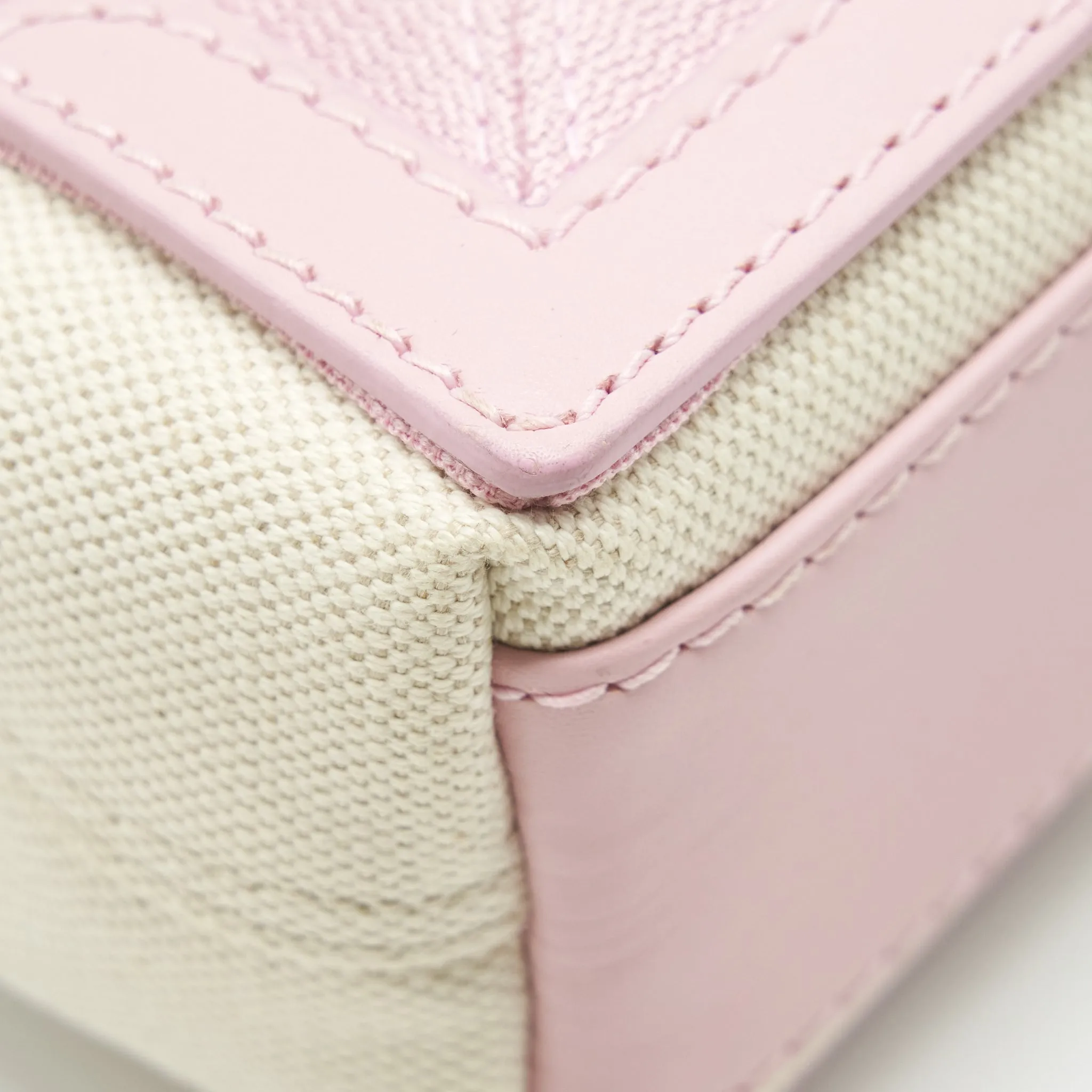 Balenciaga Canvas Cabas Bag Pink SHW