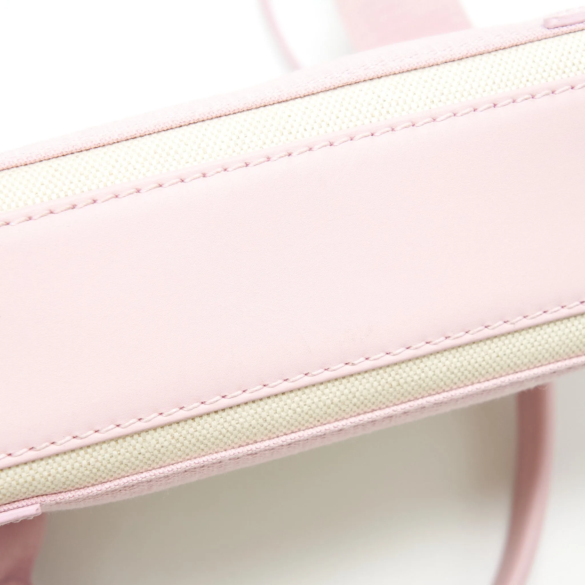 Balenciaga Canvas Cabas Bag Pink SHW