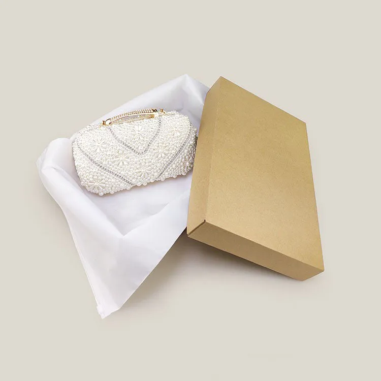 Banquet High-End Pearl Evening Bridal Clutch Bag