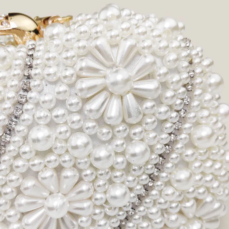 Banquet High-End Pearl Evening Bridal Clutch Bag