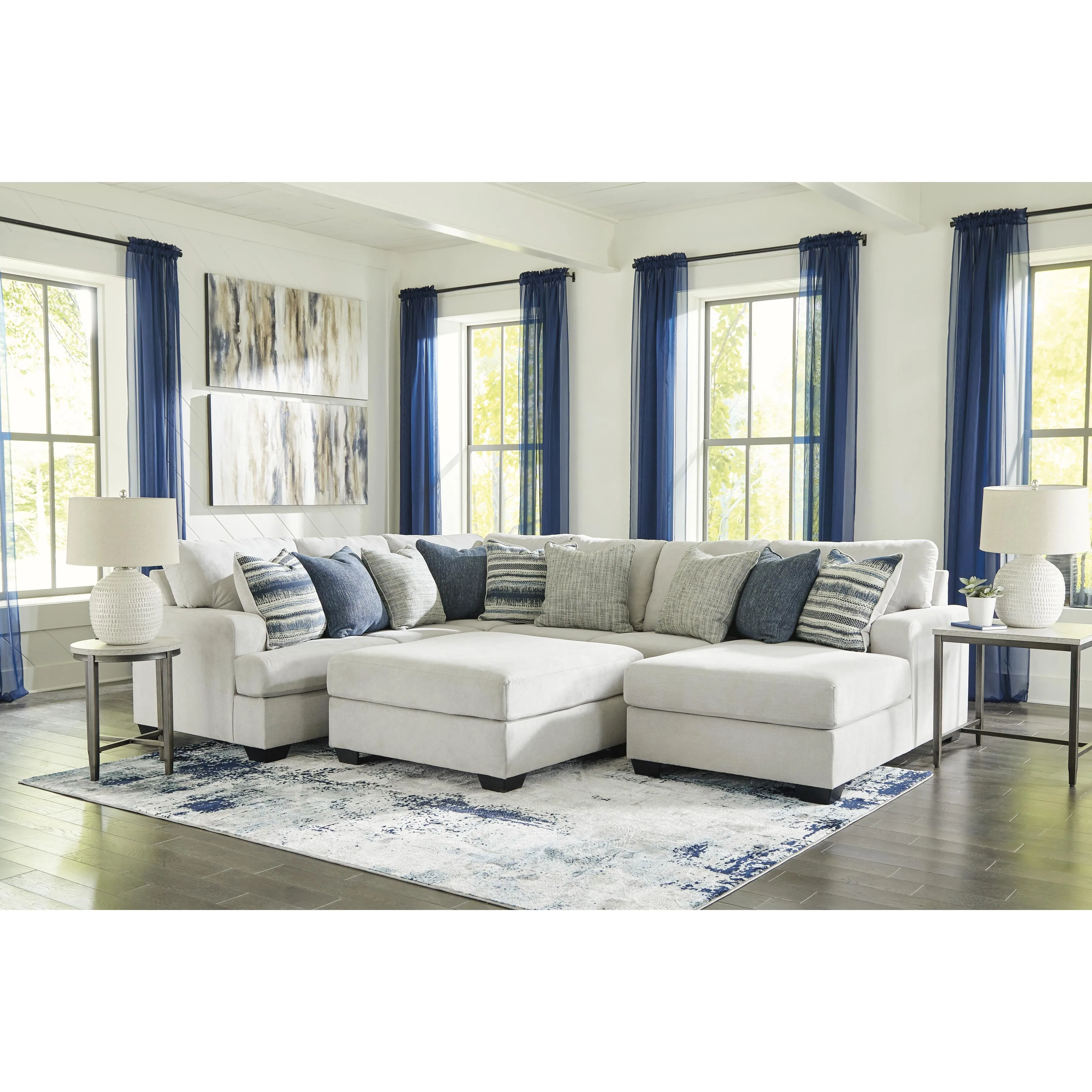 Benchcraft Lowder Fabric Ottoman 1361108