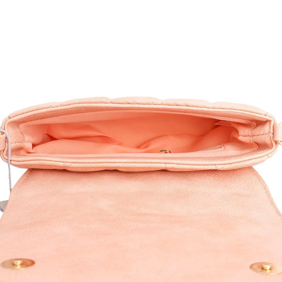 Blush Quilted Boxy Crossbody