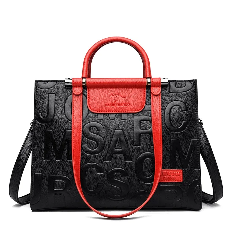 Brand Luxury Designer Shoulder Bags 2023 New Women Large Capacity Vintage Tote Bags Women Soft Leather Messenger Handbags