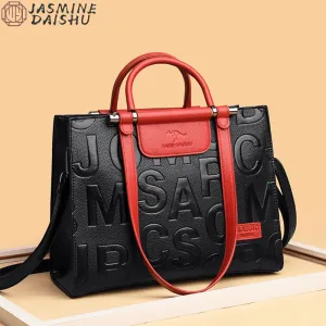 Brand Luxury Designer Shoulder Bags 2023 New Women Large Capacity Vintage Tote Bags Women Soft Leather Messenger Handbags