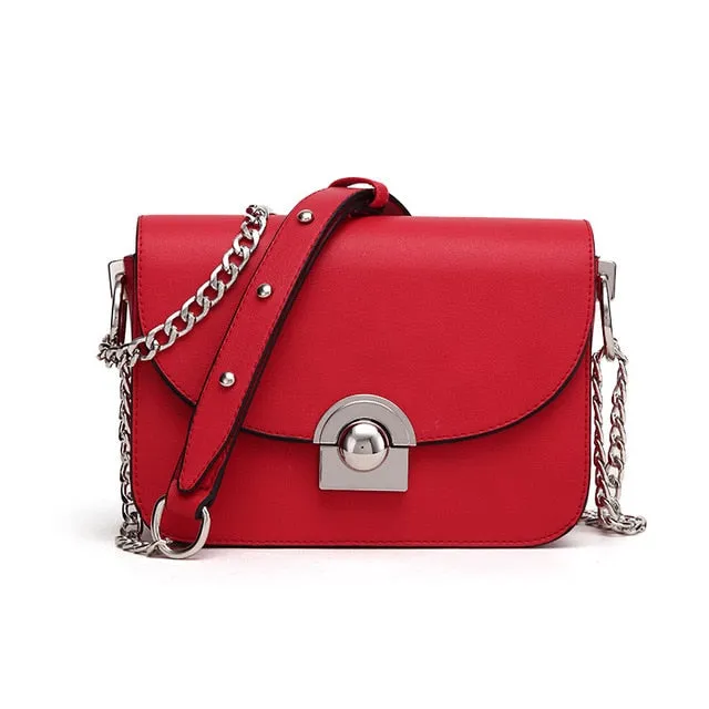 BRIGGS Women Handbags Famous Brand Women Messenger Bag Chains PU Leather Women Shoulder Bag Fashion Small Flap Bags bolsos mujer