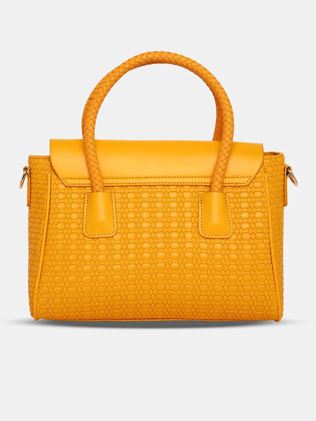 Caprese Andrea Tote Medium Office Handbag Yellow