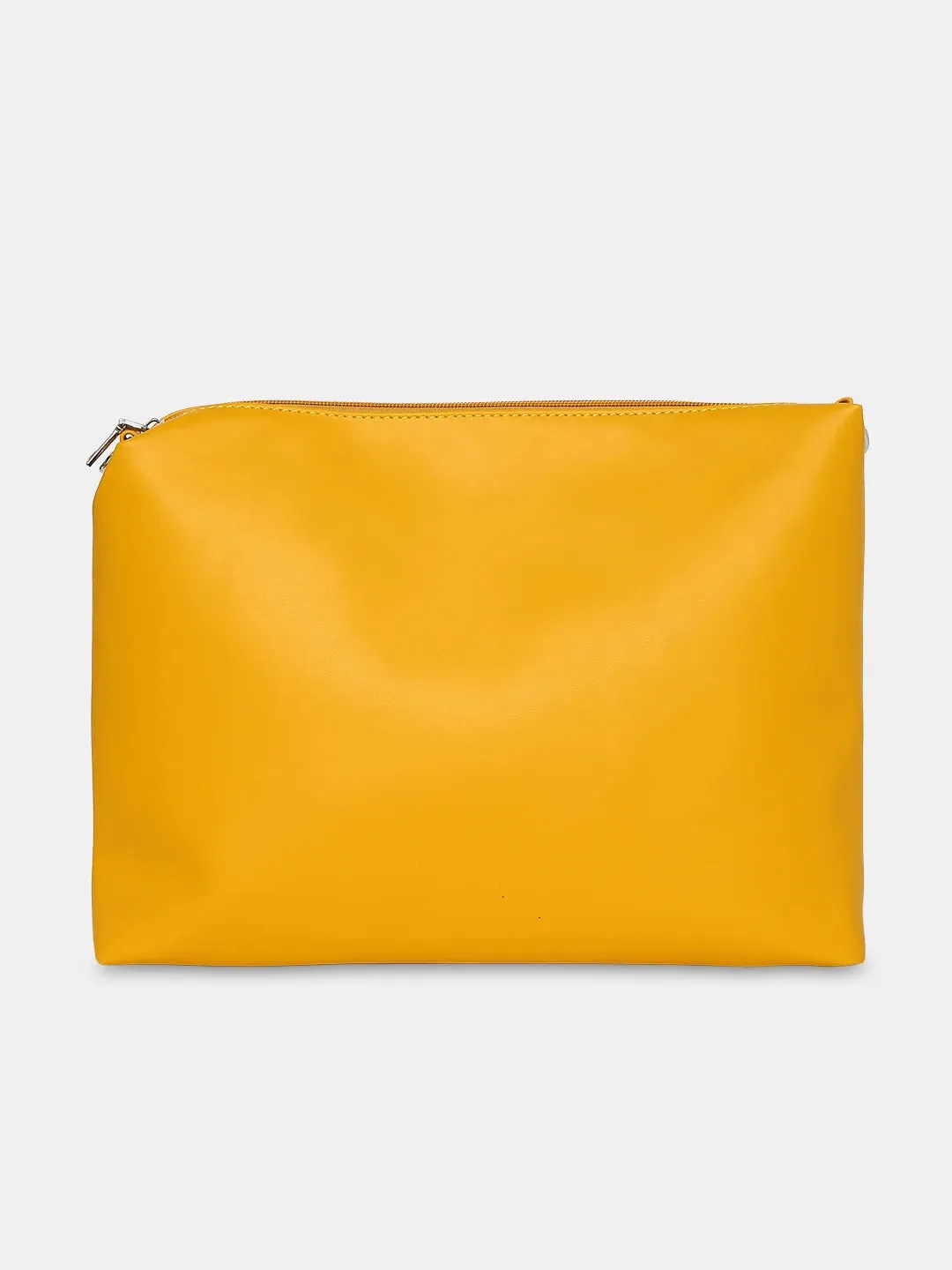Caprese Andrea Tote Small Office Handbag Yellow