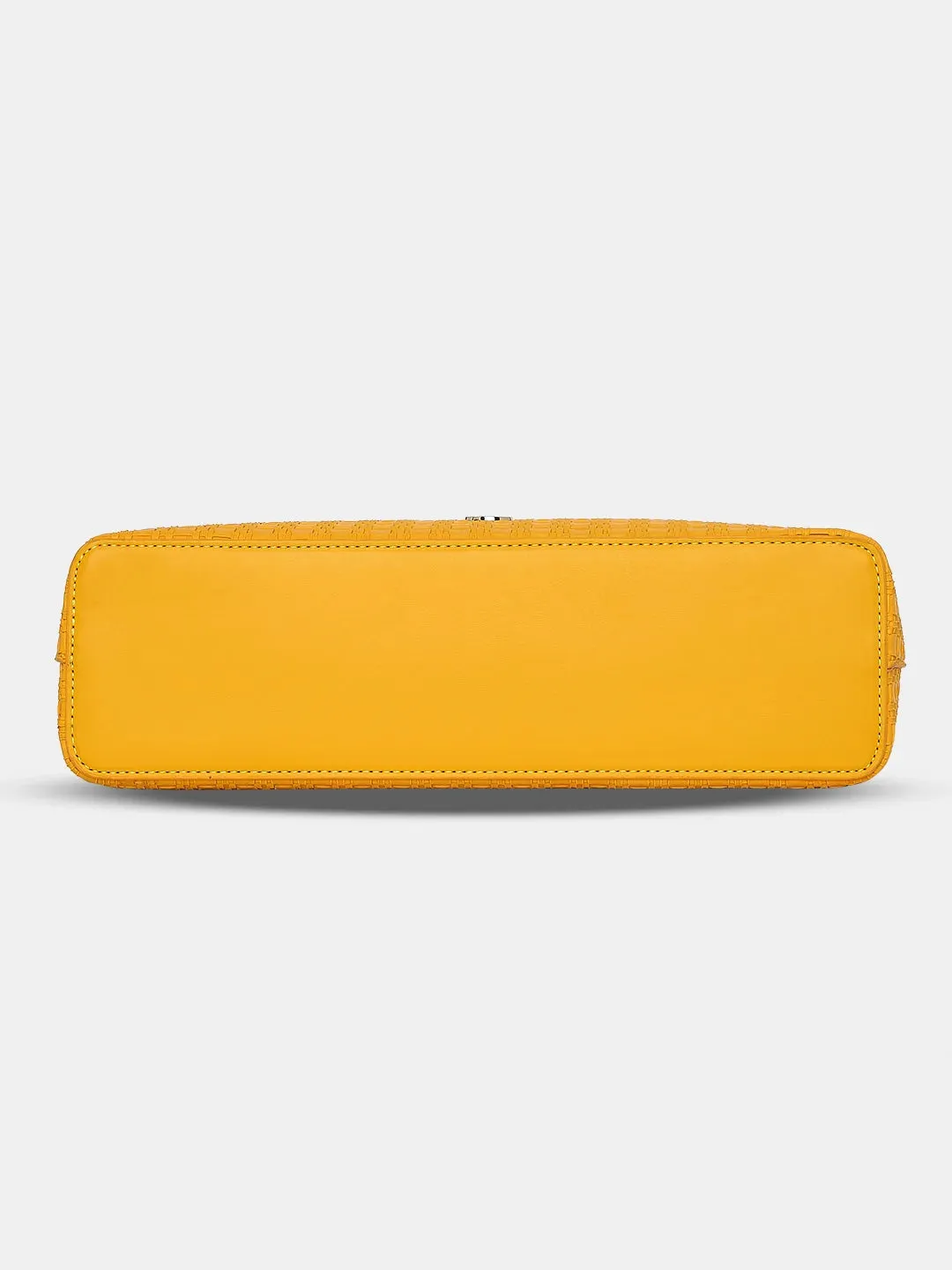 Caprese Andrea Tote Small Office Handbag Yellow