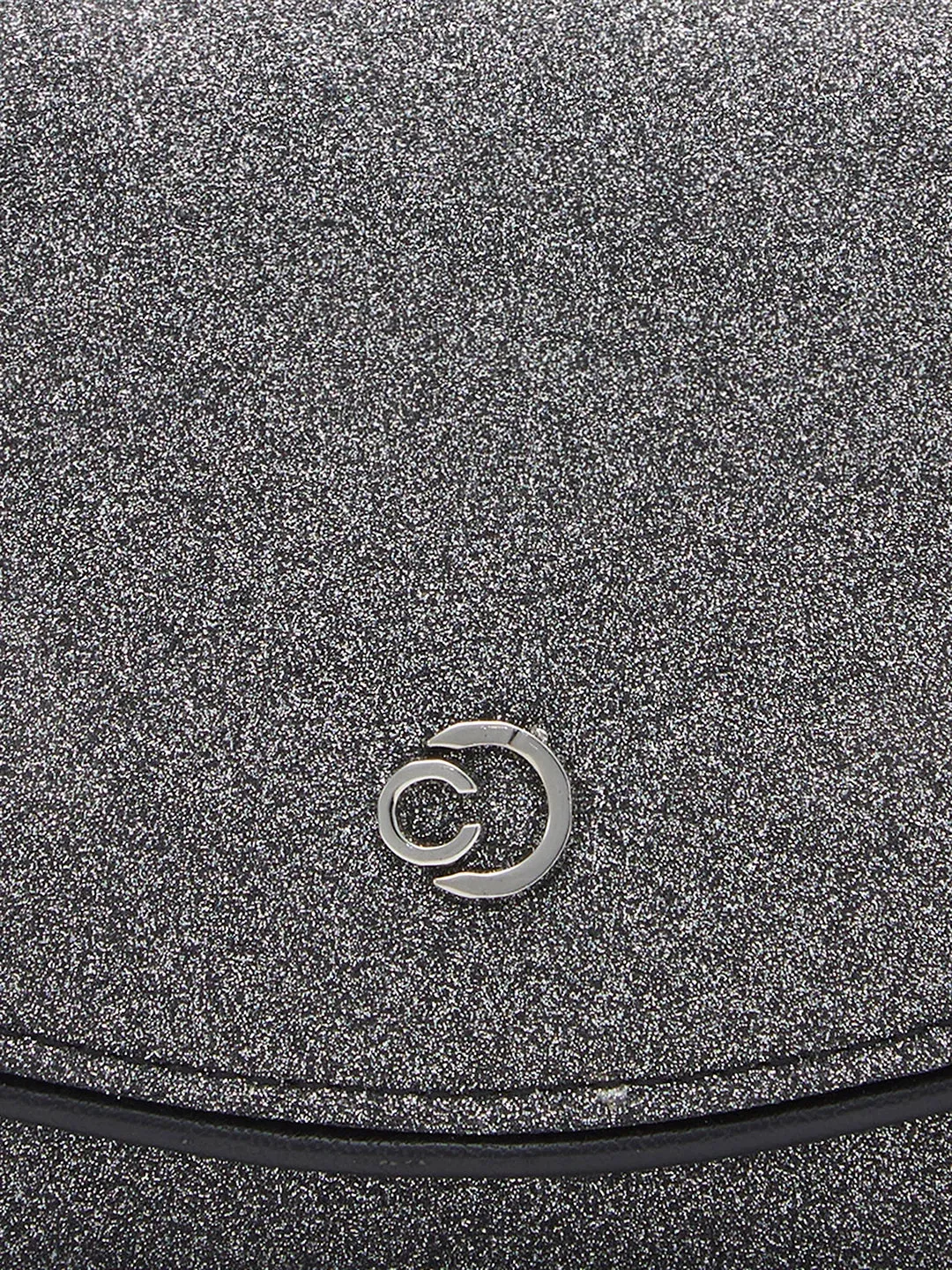 Caprese Junie Flapover Clutch Medium Gunmetal