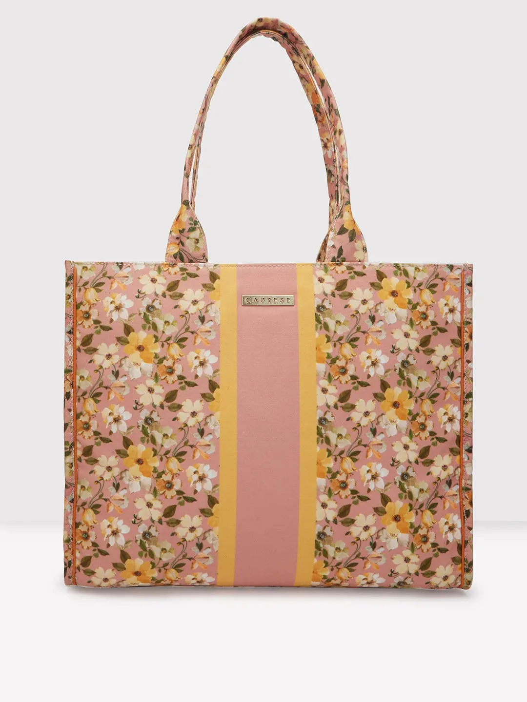 Caprese Orchid Tote  X Large Yellow