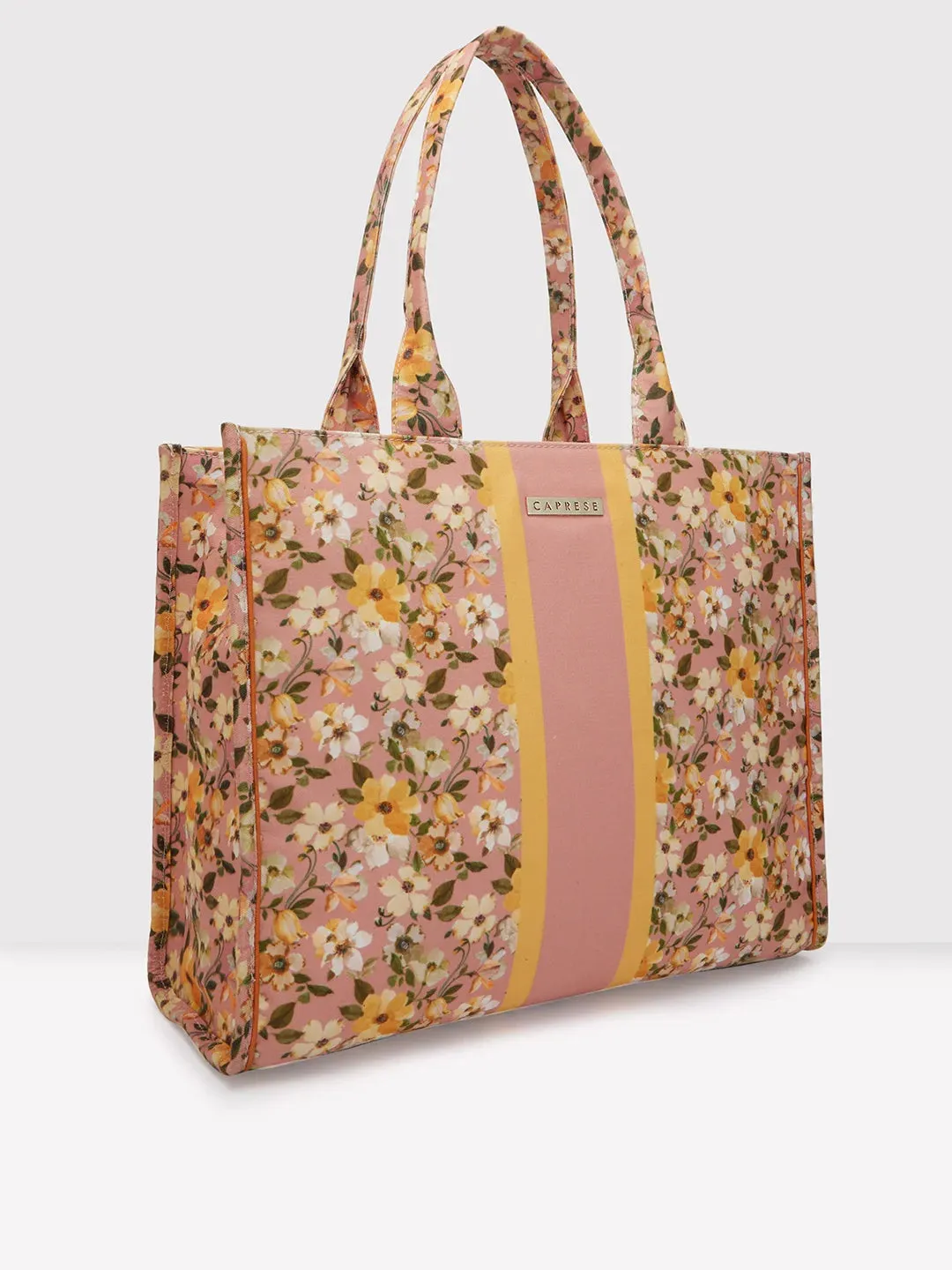 Caprese Orchid Tote  X Large Yellow