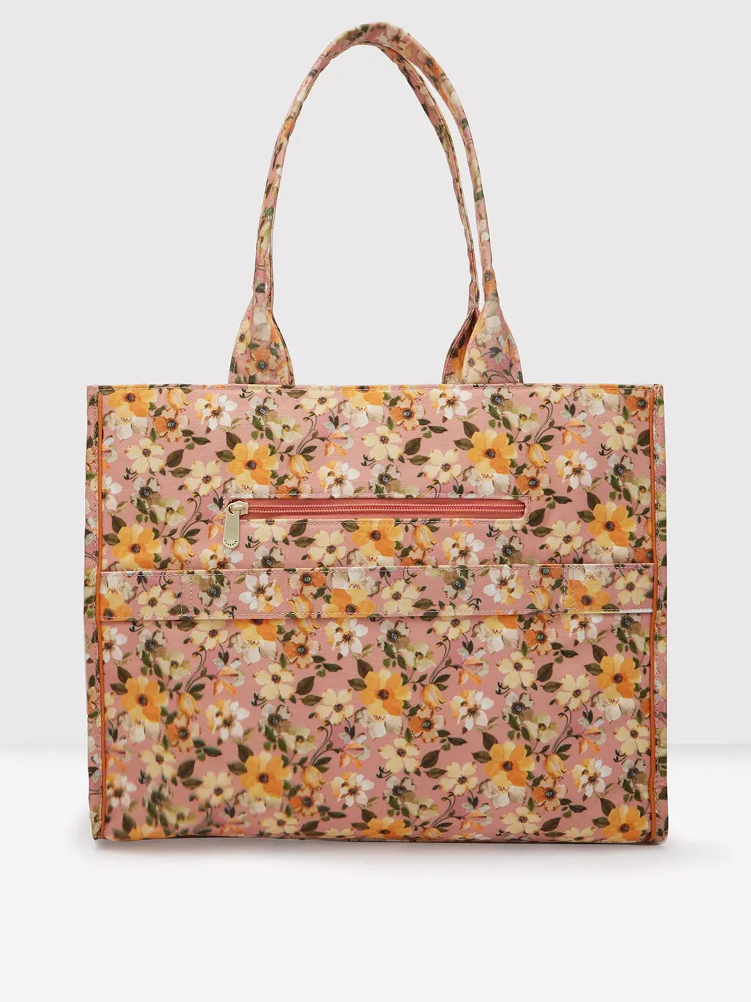 Caprese Orchid Tote  X Large Yellow
