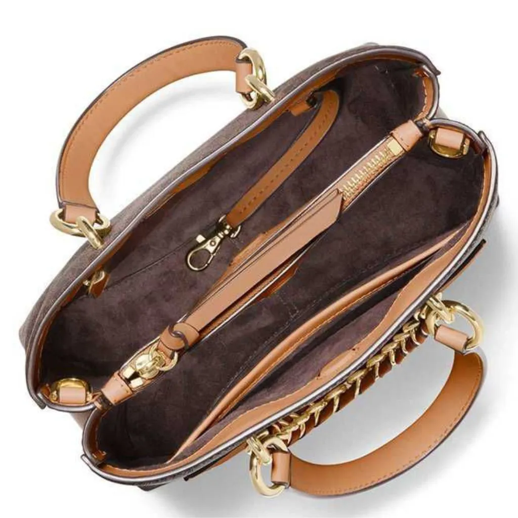 Carmen Satchel Leather Shoulder Handbag For Women