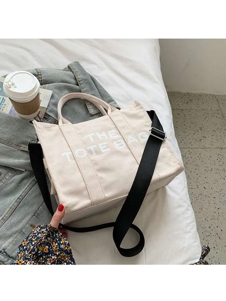Casual Canvas Tote Shoulder Bags