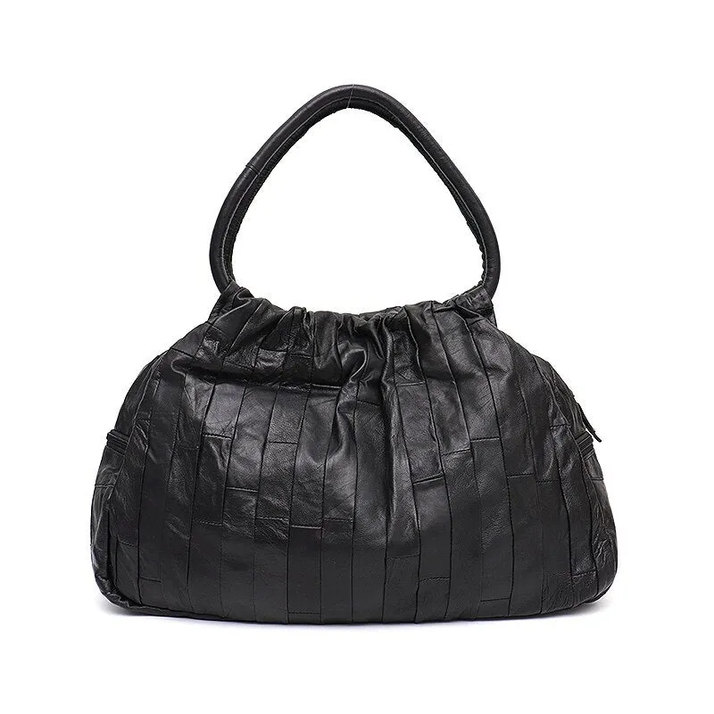 Casual Vintage Women's Leather Shoulder Bag For Travel