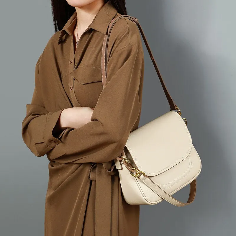 Christmas Gift Genuine Leather Female Shoulder Bags Casual 2021 Women's Brand Crossbody Purses And Handbags For Women Luxury Designer Handbag