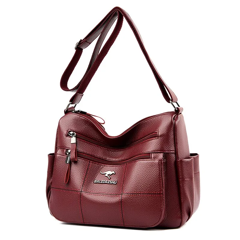 Christmas Gift Large Capacity Women Handbag High Quality Leather Shoulder Crossbody Bags for Women 2021 New Purses And Handbags Tote Bag Sac