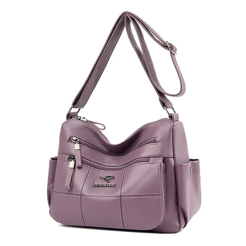 Christmas Gift Large Capacity Women Handbag High Quality Leather Shoulder Crossbody Bags for Women 2021 New Purses And Handbags Tote Bag Sac