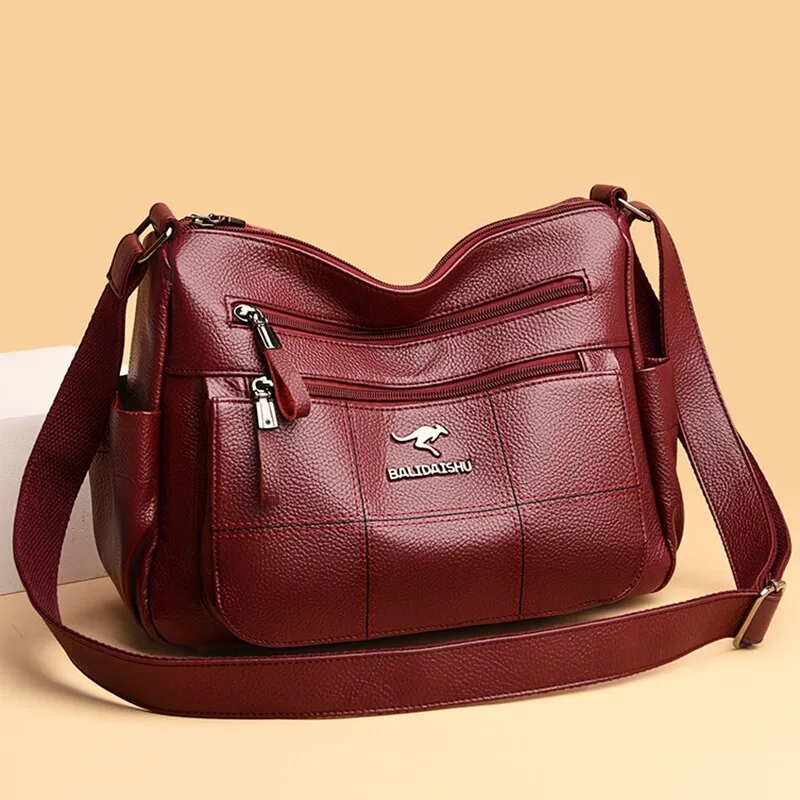 Christmas Gift Large Capacity Women Handbag High Quality Leather Shoulder Crossbody Bags for Women 2021 New Purses And Handbags Tote Bag Sac
