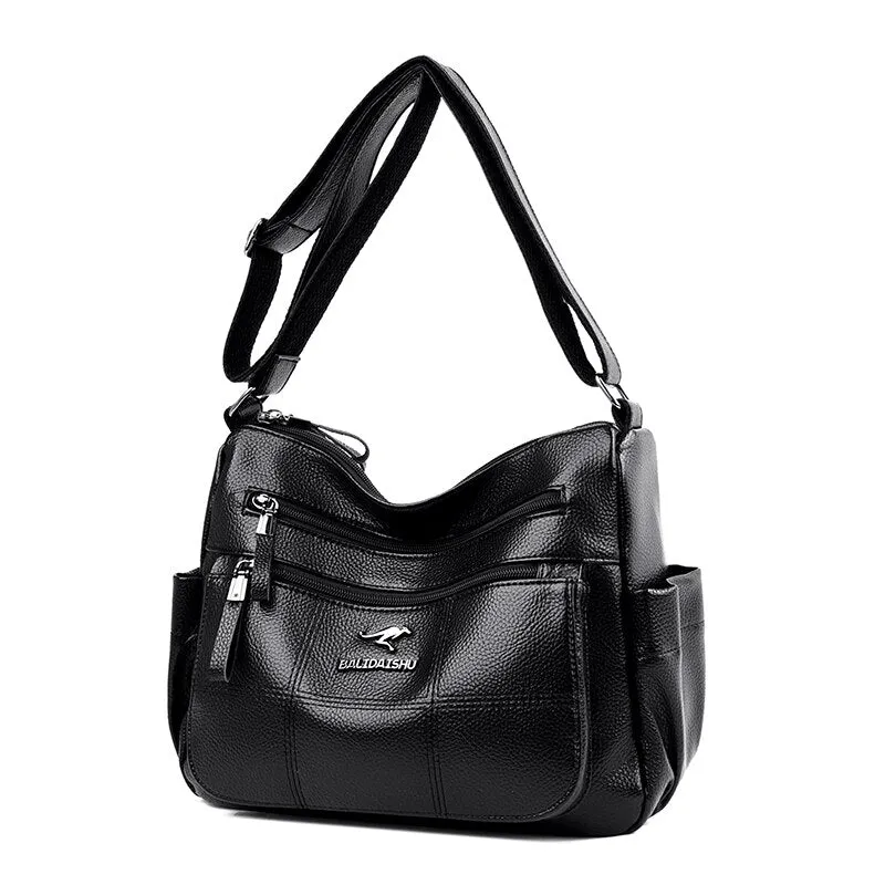 Christmas Gift Large Capacity Women Handbag High Quality Leather Shoulder Crossbody Bags for Women 2021 New Purses And Handbags Tote Bag Sac