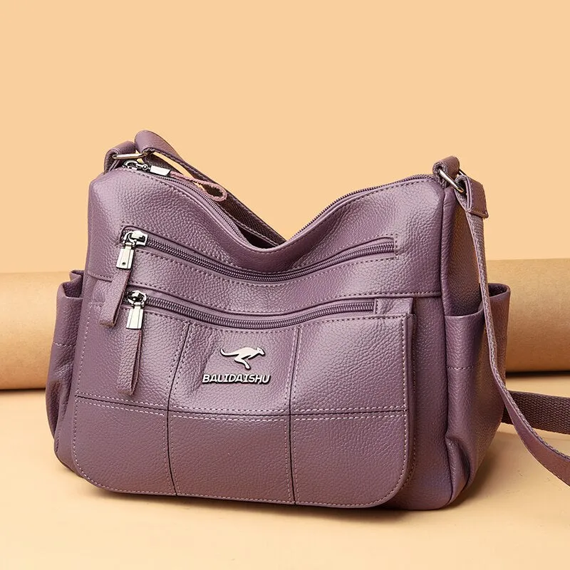 Christmas Gift Large Capacity Women Handbag High Quality Leather Shoulder Crossbody Bags for Women 2021 New Purses And Handbags Tote Bag Sac