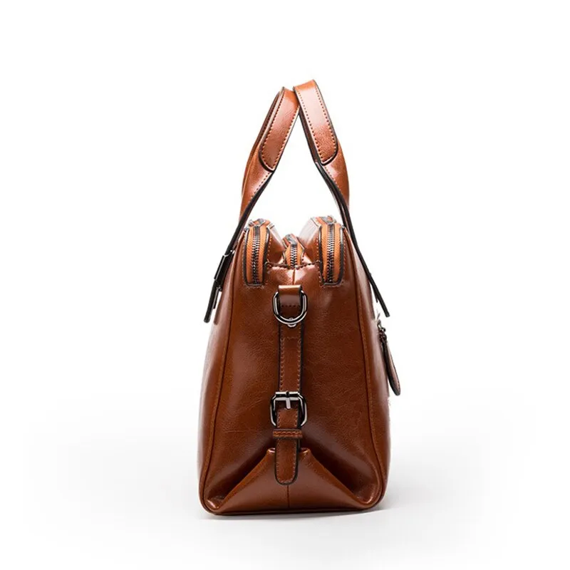 Christmas Gift LUYO Real Natural Leather Ladies Luxury HandBags Women Genuine Leather Bags For Women Totes Messenger Bag Hign Quality Designer