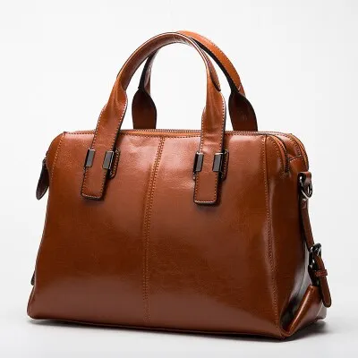 Christmas Gift LUYO Real Natural Leather Ladies Luxury HandBags Women Genuine Leather Bags For Women Totes Messenger Bag Hign Quality Designer