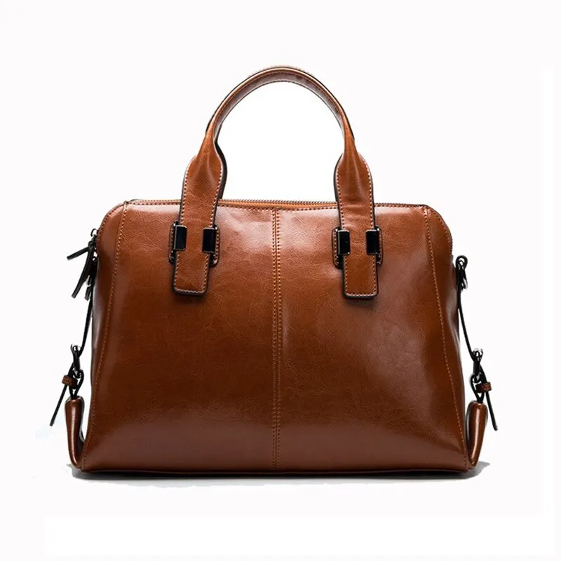 Christmas Gift LUYO Real Natural Leather Ladies Luxury HandBags Women Genuine Leather Bags For Women Totes Messenger Bag Hign Quality Designer