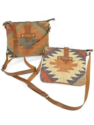 COMFREY  - KILIM & LEATHER   BAG