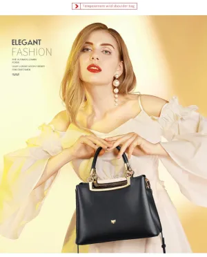 DESIGNER Structured Chic! Leather Lady Luxury Shoulder Bags Large CapacityTotes  Women Leather Messenger Bags Stylish Handbags