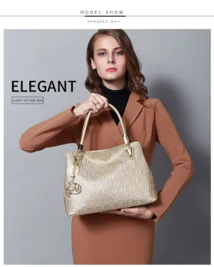 DESIGNER Women's Elegant Leather Shoulder bag Crossbody Bags Female Fashion Tote Handbag Purse