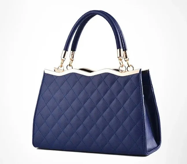 Diamond Lattice Crossbody Shoulder Bag