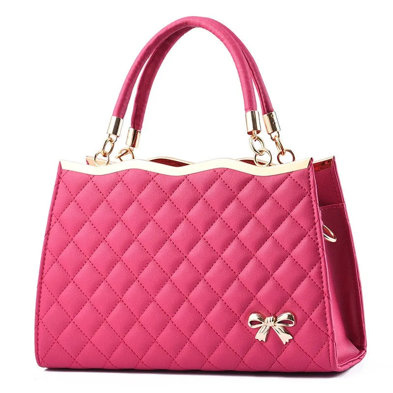 Diamond Lattice Crossbody Shoulder Bag