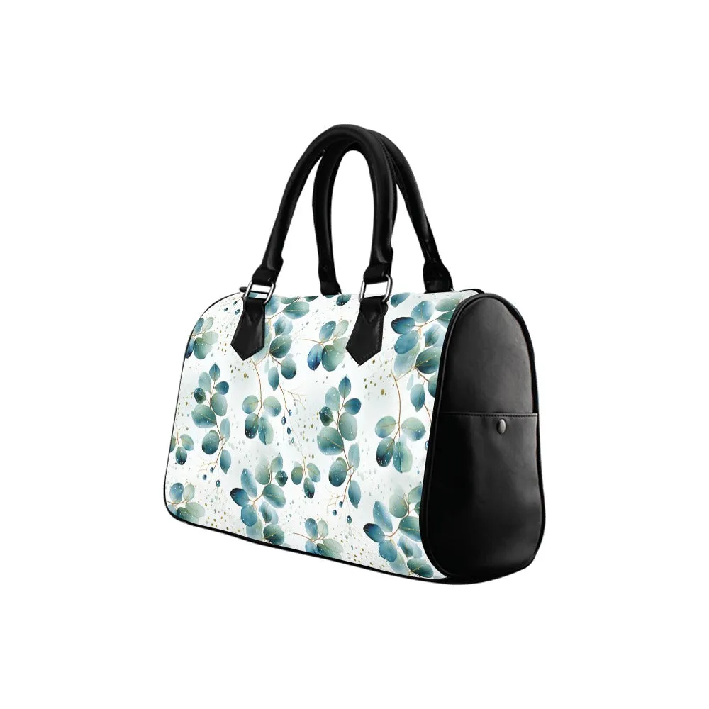 Eucalyptus Leaves Boston Handbag