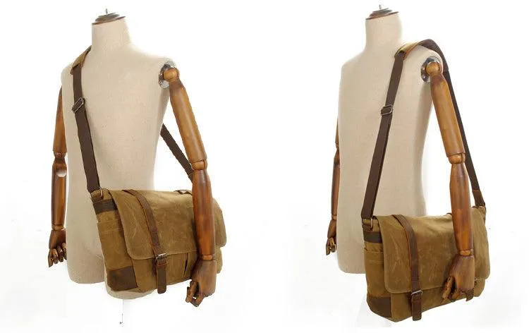 Faded Solid Canvas and inner purse Mini Crossbody Outdoor Black Bags