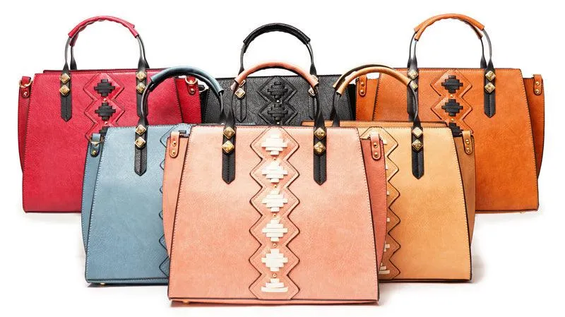 Fashionable Women Designer Leather Black Bags