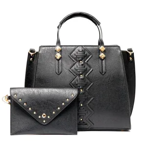 Fashionable Women Designer Leather Black Bags