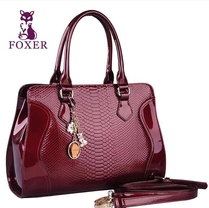 FOXER Crocodile Leather Bag