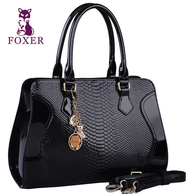 FOXER Crocodile Leather Bag