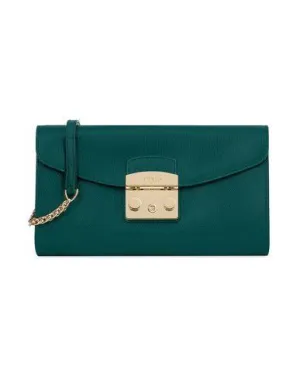 Furla Women Handbag Dark green -- --