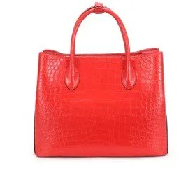 Genuine leather handbag highlights belly women handbag
